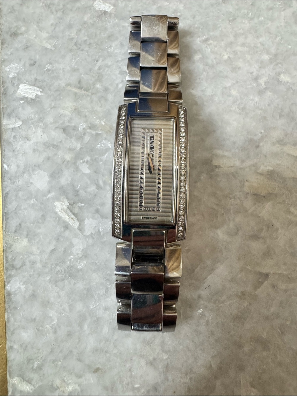 Raymond Weil Crystal Watch 48 diamonds.